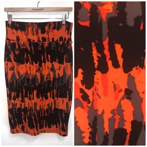 LuLaRoe Cassie Halloween Pencil Skirt- XS NWT